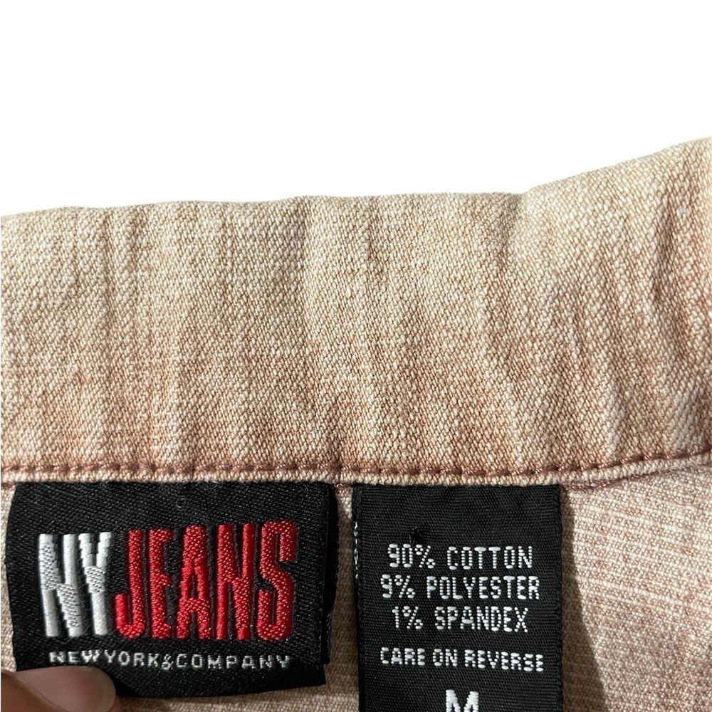 Women NY Jeans Brown Jacket Size Medium - Picture 3 of 11